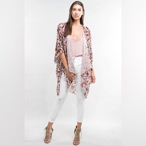 Lovestitch Burnout Kaftan - one size